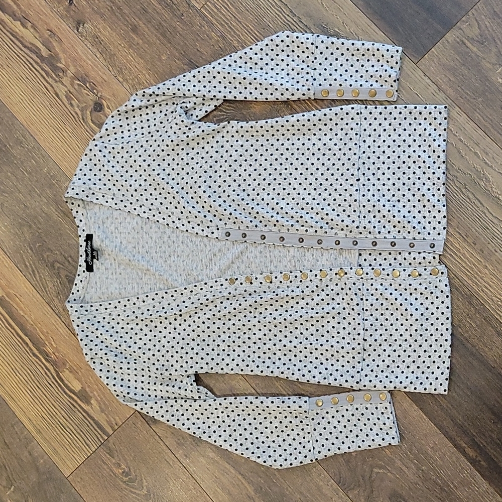 Hawthorne Polka-dot Button Down Cardigan